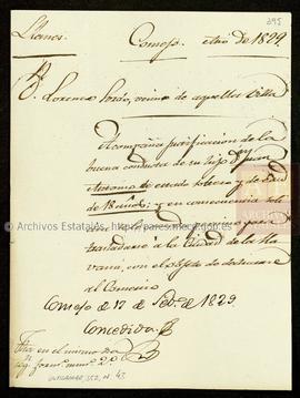 Sordo Noriega, Juan Antonio - Licencia de embarque isla de Cuba