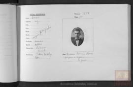 Arsenio García Bueno. Pasaporte