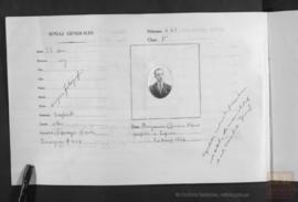 Carrera Obeso, Benjamín - Pasaporte