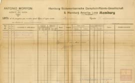 39-Lista de embarque de emigrantes