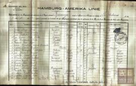 11-Lista de embarque de emigrantes