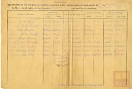 52-Lista de embarque de emigrantes